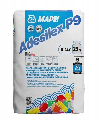 Klej Mapei Adesilex P9 biały | do płytek białych Stara Cegła