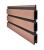 Lamele ogrodzeniowe kompozytowe CO-Extrusion 19x160x2000 mm, kolor drewno naturalne-czarny