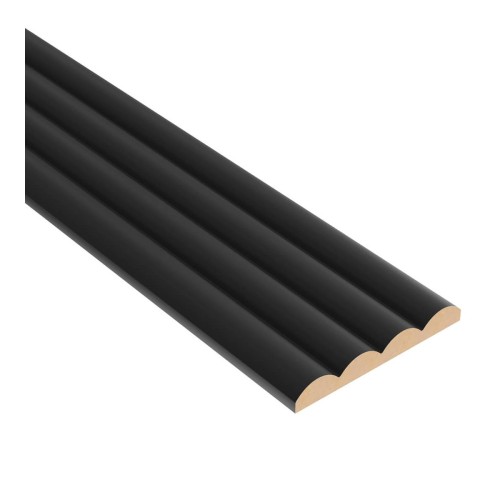 Panel ryflowany MDF MONTERO - czarny 11,5x275 cm