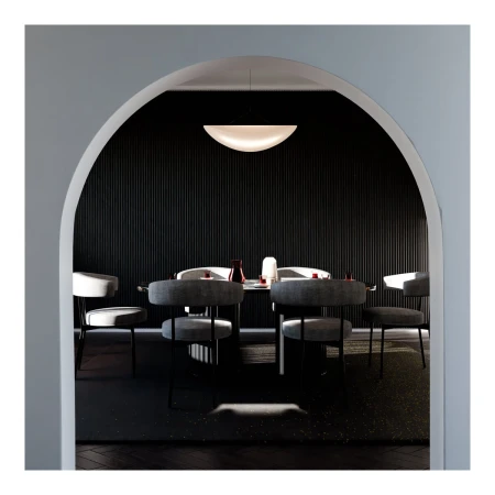 Panel ryflowany MDF MONTERO - czarny 11,5x275 cm