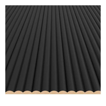 Panel ryflowany MDF MONTERO - czarny 11,5x275 cm