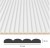 Panel ryflowany MDF MONTERO - biały 11,5x275 cm