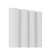 Panel ryflowany MDF MONTERO - biały 11,5x275 cm