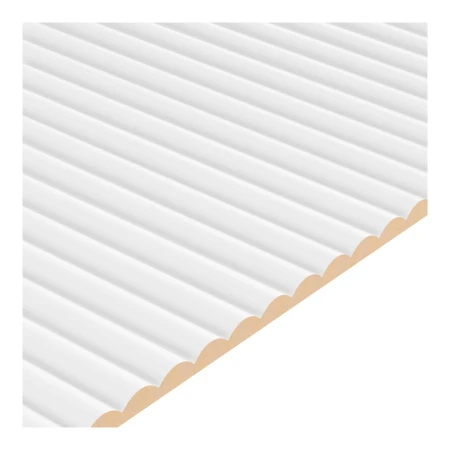 Panel ryflowany MDF MONTERO - biały 11,5x275 cm