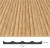 Panel ryflowany wklęsły MDF LAGUNA - dąb naturalny 11x275 cm