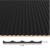 Panel ryflowany wklęsły MDF LAGUNA - czarny 11x275 cm