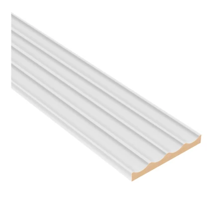 Panel ryflowany wklęsły MDF LAGUNA - biały 11x275 cm