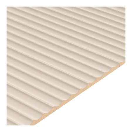Panel ryflowany wklęsły MDF LAGUNA - beż 11x275 cm