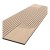 Wysoki frezowany panel ścienny fornirowany dębowy VELUNO 50x275 cm