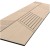 Wysoki frezowany panel ścienny fornirowany dębowy RAVENO 50x275 cm
