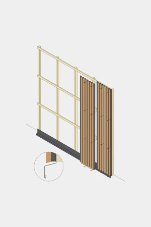 Profil aluminiowy wykończeniowy Dół/Separator 2400 mm AW