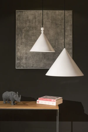 Konko | Lampa wisząca z aluminiowym kloszem