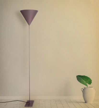 Konko Floor | Lampa podłogowa z aluminiowym kloszem