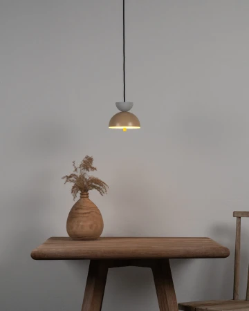 Boston | Lampa wisząca z betonu i aluminium