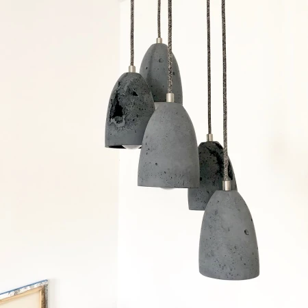 Febe 11 Volcano | Lampa wisząca betonowa