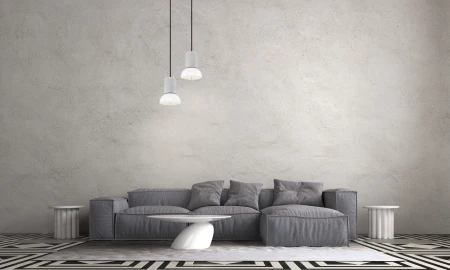 Giro | Lampa wisząca z betonu i aluminium
