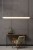 Lampa wisząca betonowa Longa Horizontal