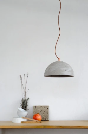 Sfera 32 | Lampa wisząca betonowa