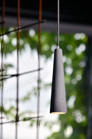 Sopel Single | Lampa wisząca betonowa