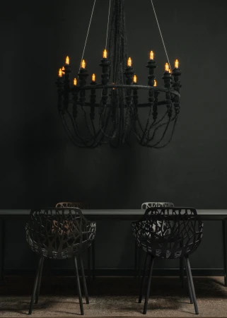 Dracula Chandelier | Żyrandol ze strukturą Velvet