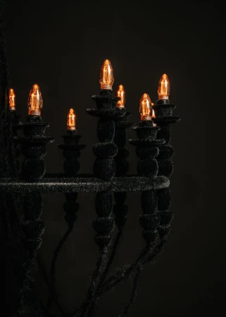 Dracula Chandelier | Żyrandol ze strukturą Velvet