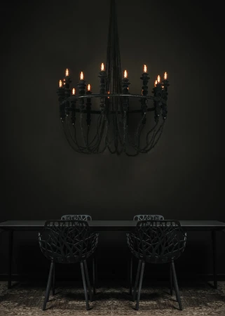 Dracula Chandelier | Żyrandol ze strukturą Velvet