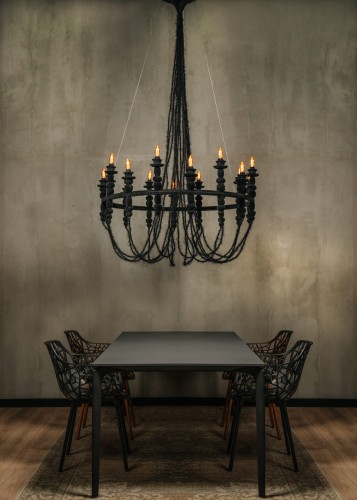 Dracula Chandelier | Żyrandol ze strukturą Velvet