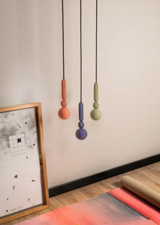 Bosca | Lampa wisząca z ryflowanymi detalami