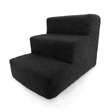 Schodki tapicerowane dla Psa i Kota Nubosteps B03 Czarny